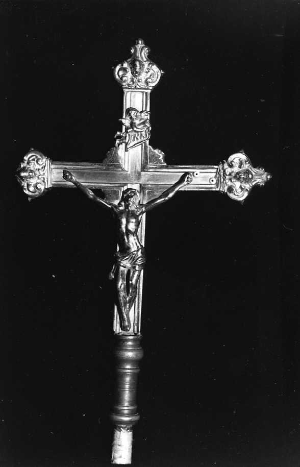 croce processionale - bottega campana (sec. XVIII)