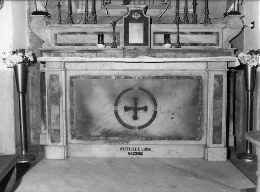 altare - bottega campana (prima metà sec. XX)