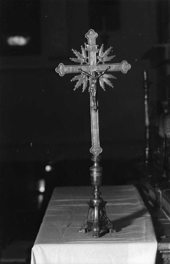 croce d'altare - bottega campana (sec. XIX)