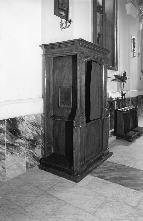confessionale - bottega campana (seconda metà sec. XIX)