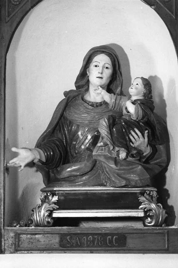 Maria Vergine bambina e Sant'Anna (scultura) - bottega campana (prima metà sec. XVIII)