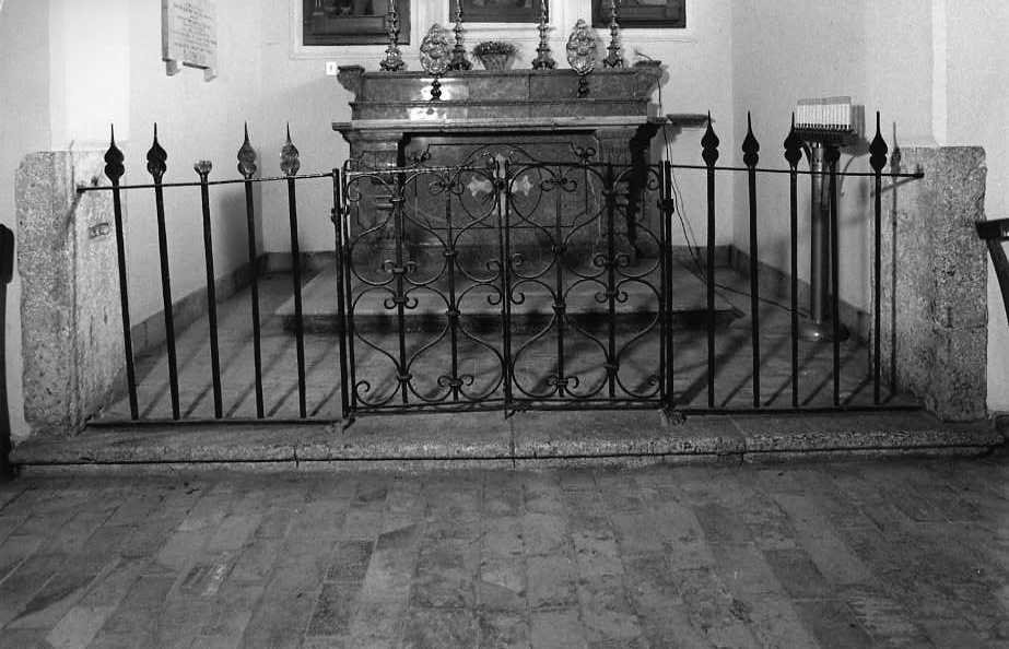 cancellata di cappella - bottega campana (sec. XVIII)