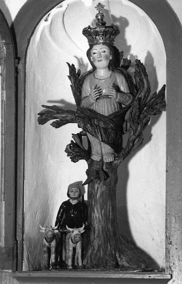 apparizione della Madonna (scultura) - bottega campana (sec. XVIII)