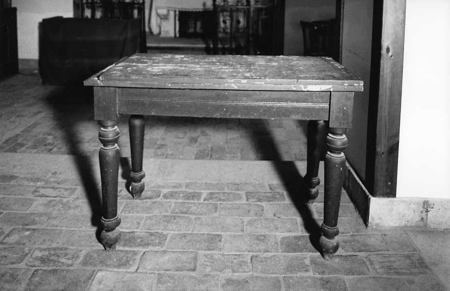 tavolo - bottega campana (sec. XIX)