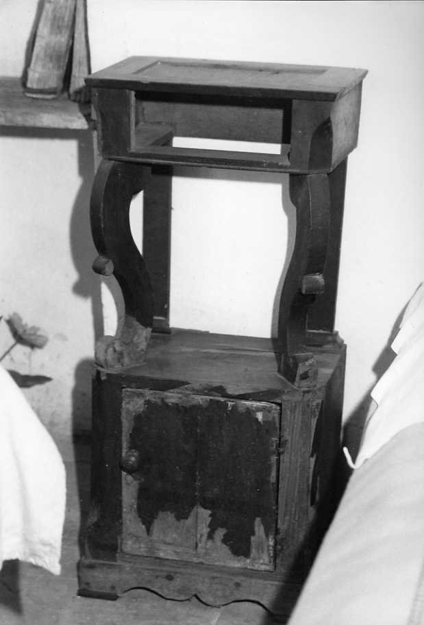 comodino - bottega campana (fine sec. XIX)