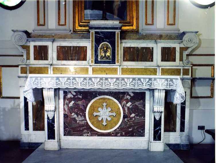 altare - bottega campana (ultimo quarto sec. XIX)