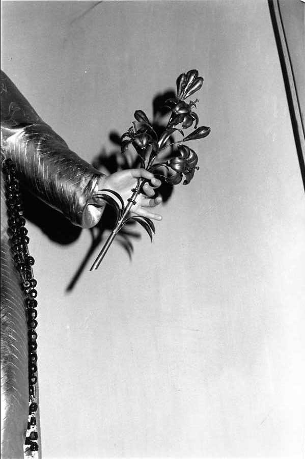 attributo iconografico di immagine sacra - bottega campana (sec. XIX)