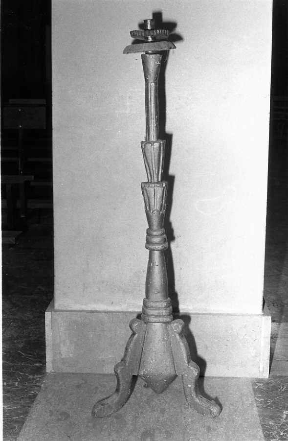 candeliere, serie - bottega campana (fine sec. XVIII)