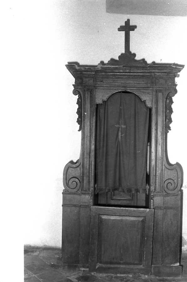 confessionale - bottega campana (sec. XVIII)