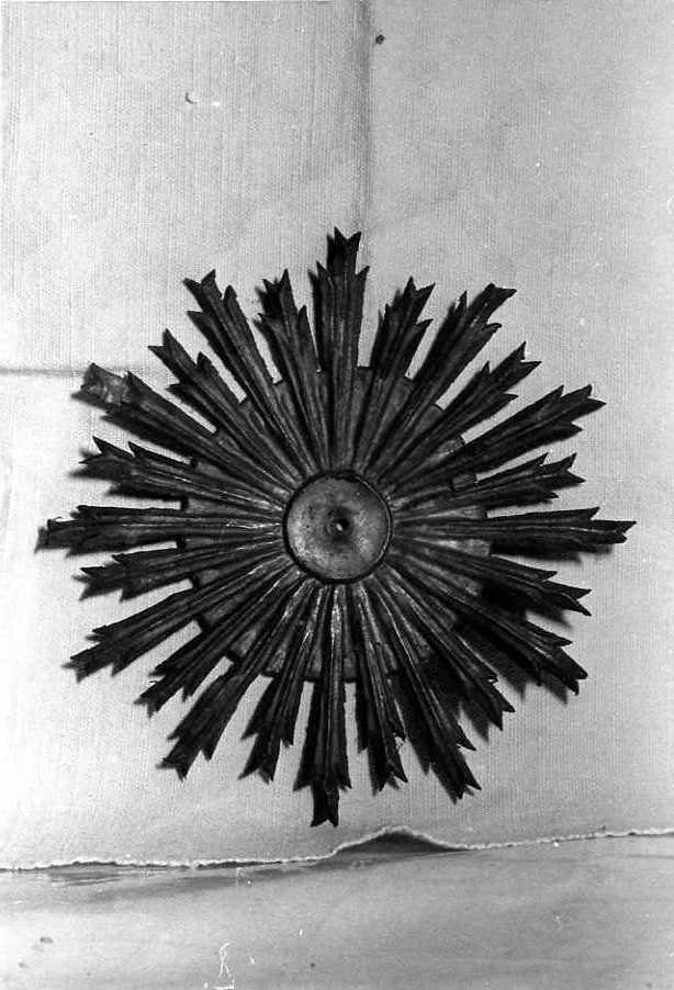 ostensorio - a raggiera - bottega campana (sec. XIX)