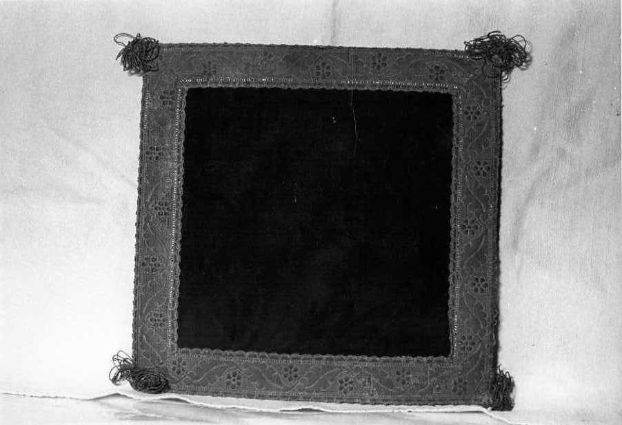 borsa per elemosine - manifattura campana (sec. XIX)