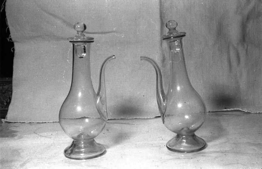 ampollina per il vino, serie - bottega campana (fine sec. XIX)