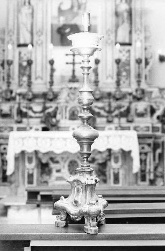 candelabro, serie - bottega campana (sec. XVIII)