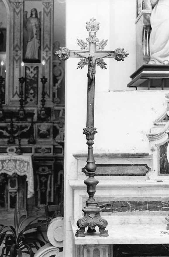 croce d'altare - bottega campana (sec. XVIII)