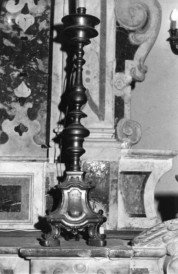 candelabro, serie - bottega campana (sec. XVIII)