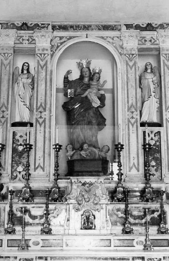 mostra architettonica d'altare - bottega campana (sec. XVIII)