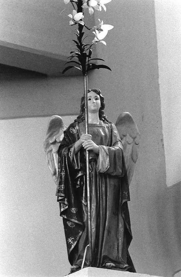 angelo reggilampada (candelabro) - bottega campana (inizio sec. XX)