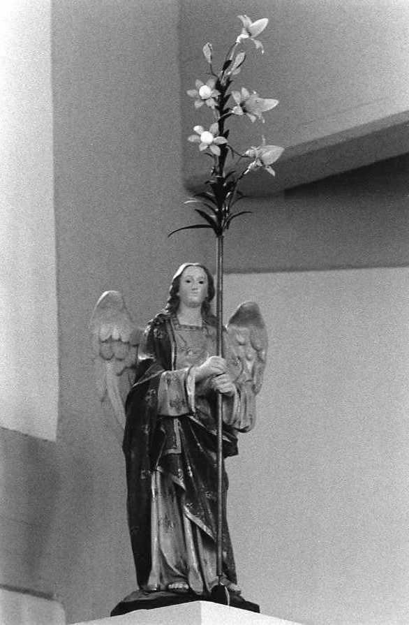 angelo reggilampada (candelabro) - bottega campana (inizio sec. XX)