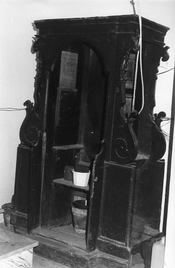 confessionale, serie - bottega campana (sec. XIX)