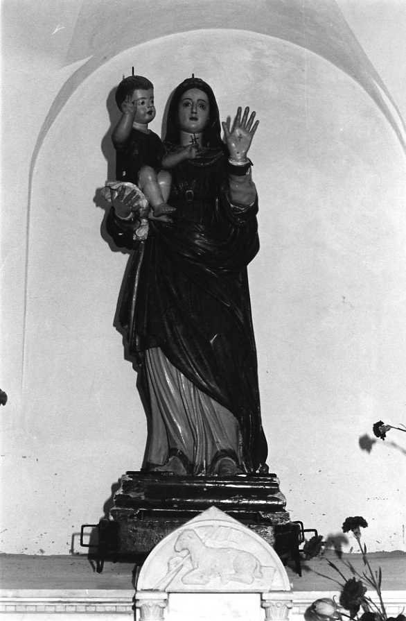 Madonna con Bambino (statua) - bottega campana (sec. XVIII)