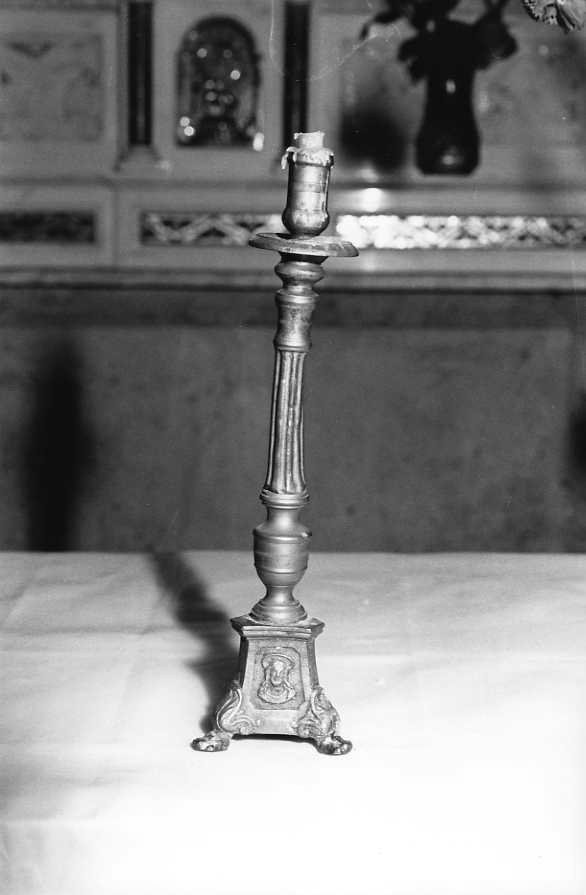 candelabro, serie - bottega campana (fine/inizio secc. XIX/ XX)