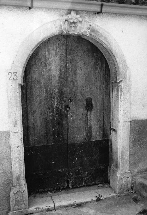 mostra di portale - bottega campana (sec. XIX)