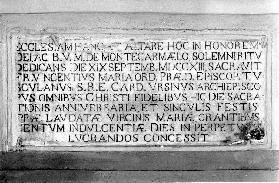 lapide - bottega campana (sec. XVIII)