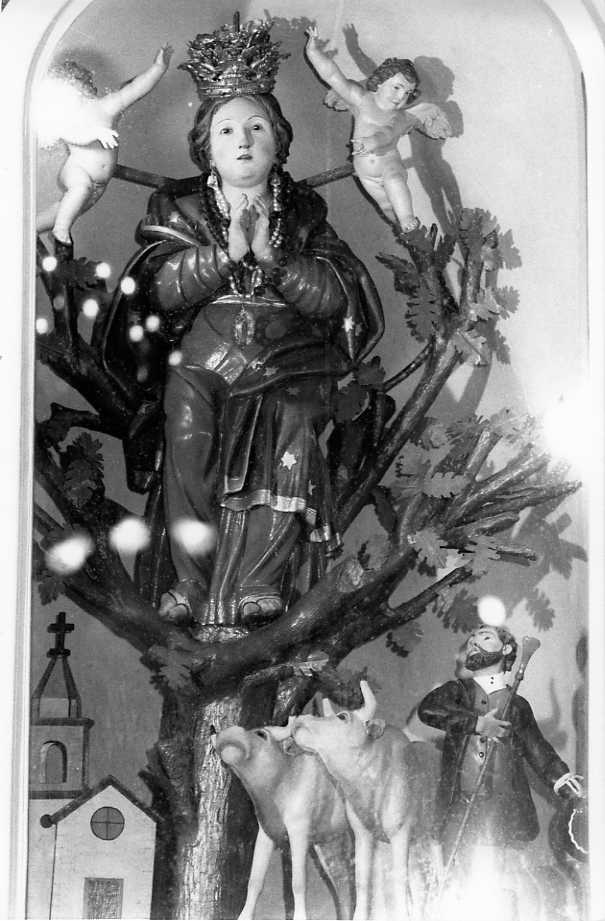Madonna (gruppo scultoreo) - bottega campana (sec. XVIII)