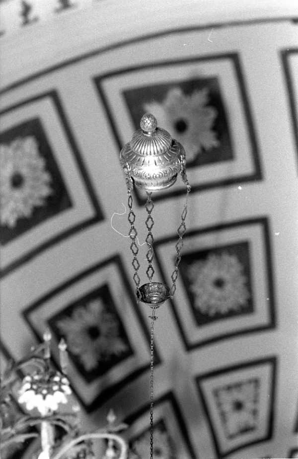 lampada pensile - bottega campana (seconda metà sec. XVIII)