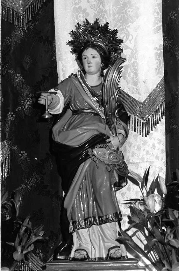 Santa Lucia (statua) - bottega campana (fine/inizio secc. XVIII/ XIX)