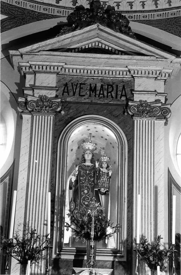 mostra di nicchia - bottega campana (sec. XIX)