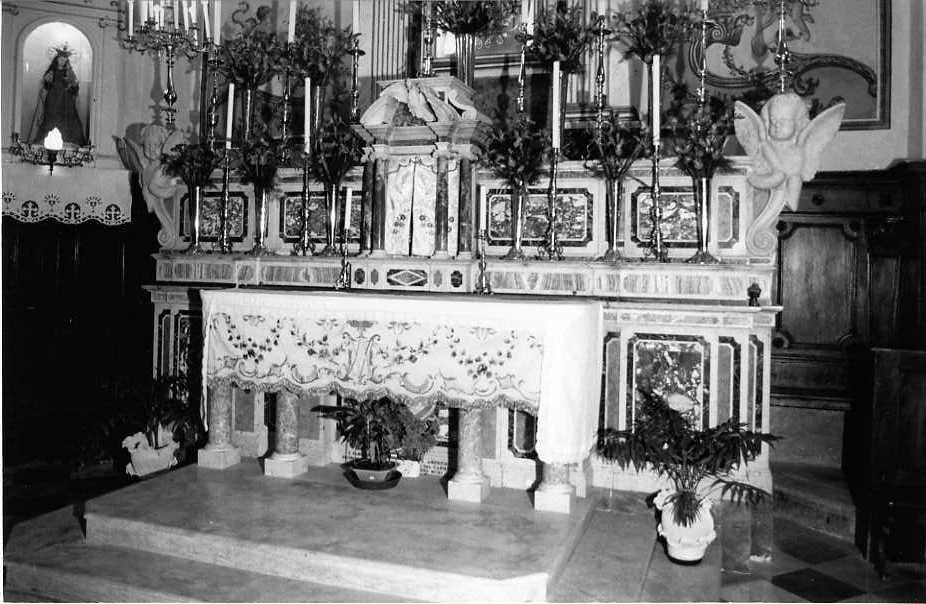 altare maggiore - bottega campana (sec. XX)