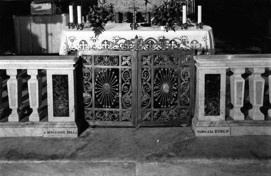 cancello di balaustrata - bottega campana (inizio sec. XX)