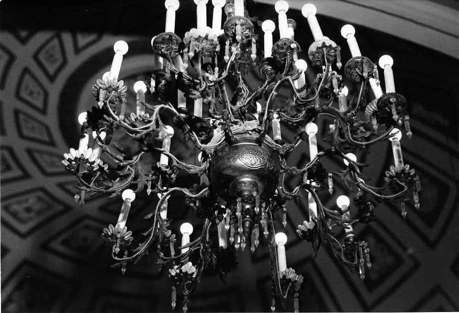 lampadario, serie - bottega campana (inizio sec. XX)