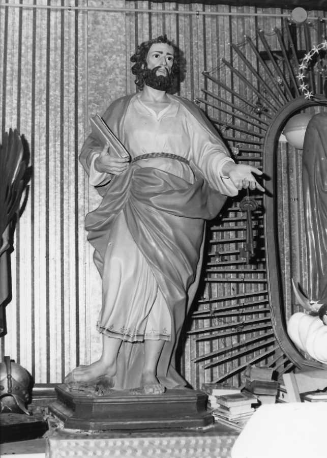 San Pietro (statua) - bottega campana (inizio sec. XIX)