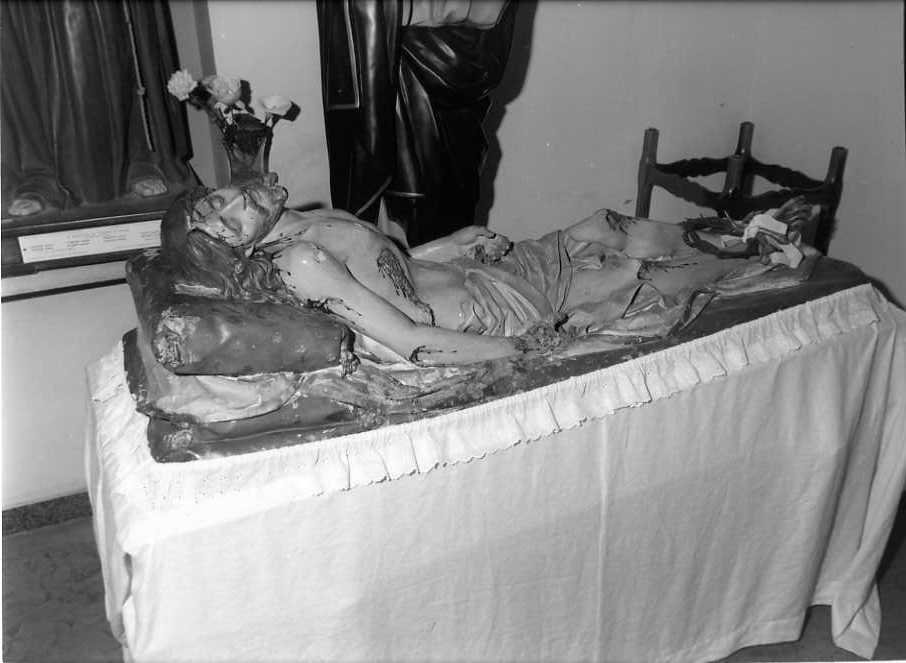 Cristo morto (statua) - bottega campana (sec. XIX)