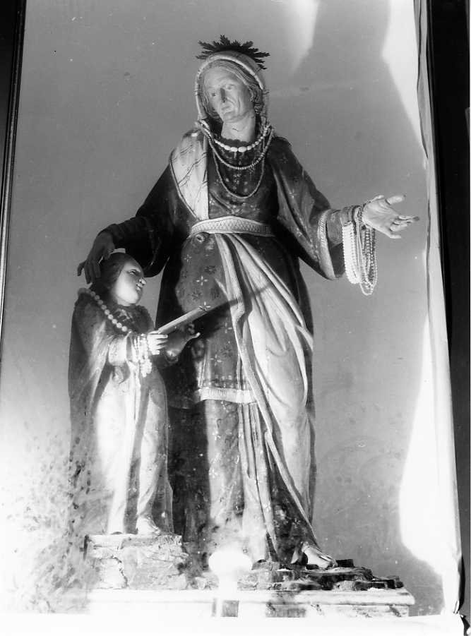 Maria Vergine bambina e Sant'Anna (scultura) - bottega napoletana (prima metà sec. XIX)