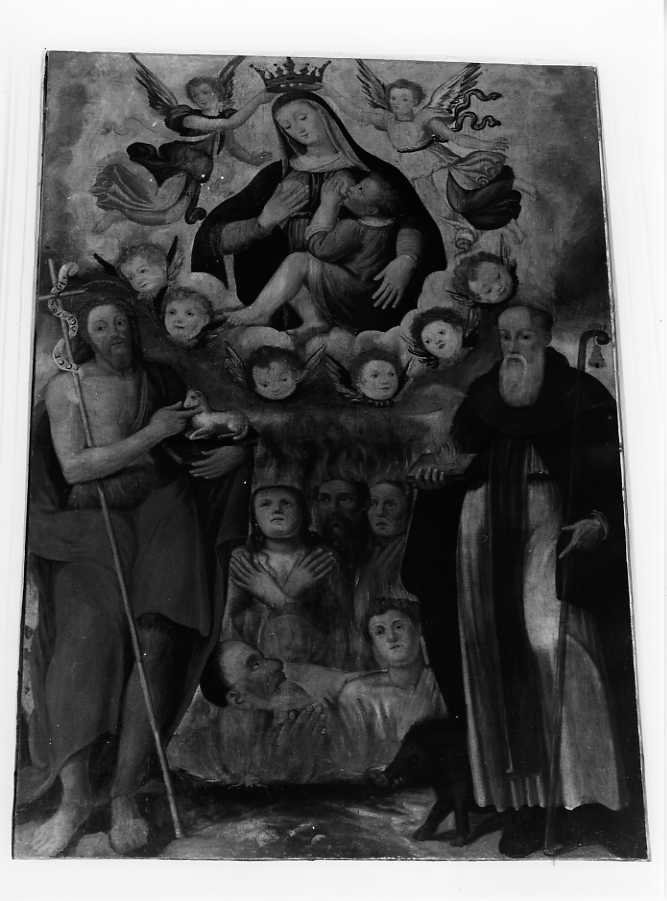 Madonna con Bambino e Santi (dipinto) - ambito campano (seconda metà sec. XVI)