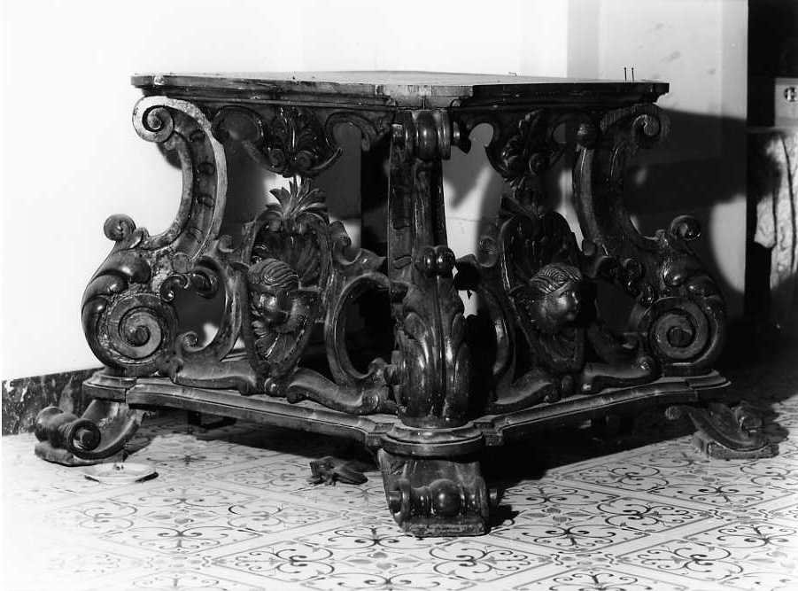 piedistallo di statua - bottega campana (seconda metà sec. XIX)