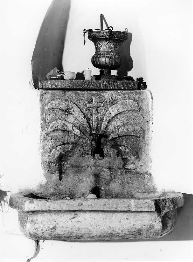 lavabo da sacrestia - bottega campana (sec. XVIII)