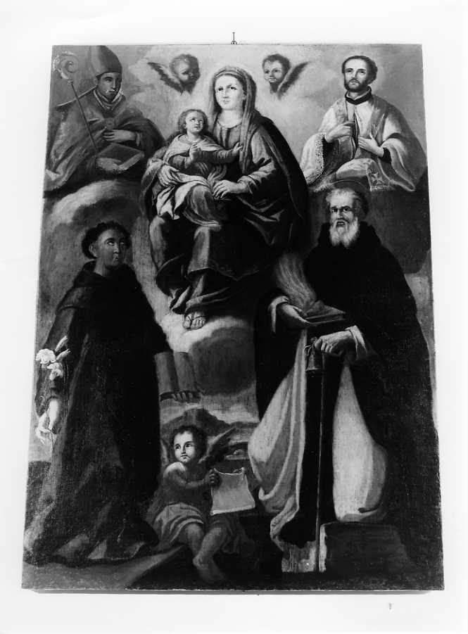 Madonna con Bambino e Santi (dipinto) - ambito campano (prima metà sec. XVIII)