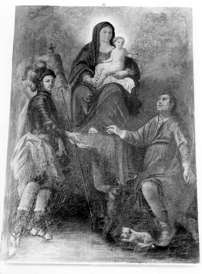 Madonna con Bambino e Santi (dipinto) - ambito campano (sec. XVIII)