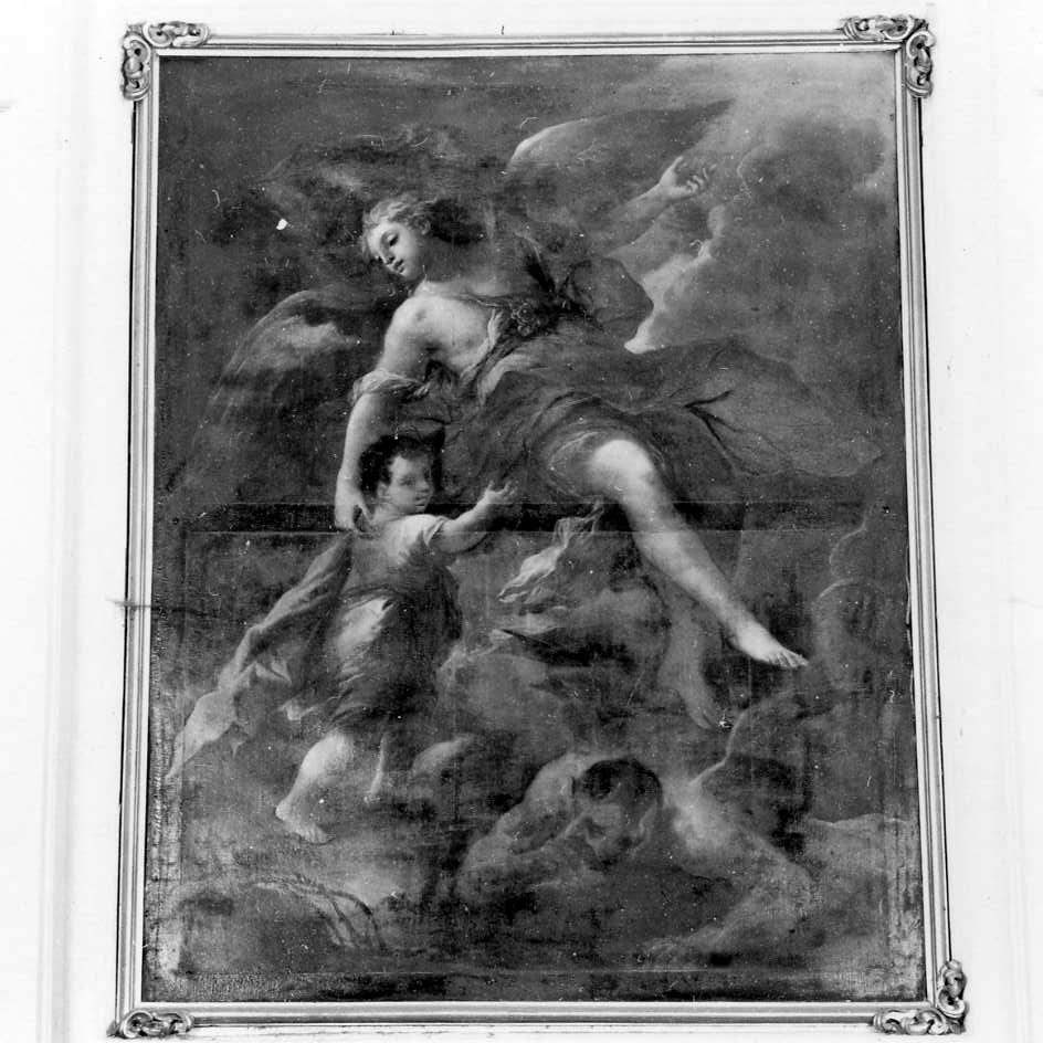 angelo custode (dipinto) di Giordano Luca (maniera) (prima metà sec. XVIII)