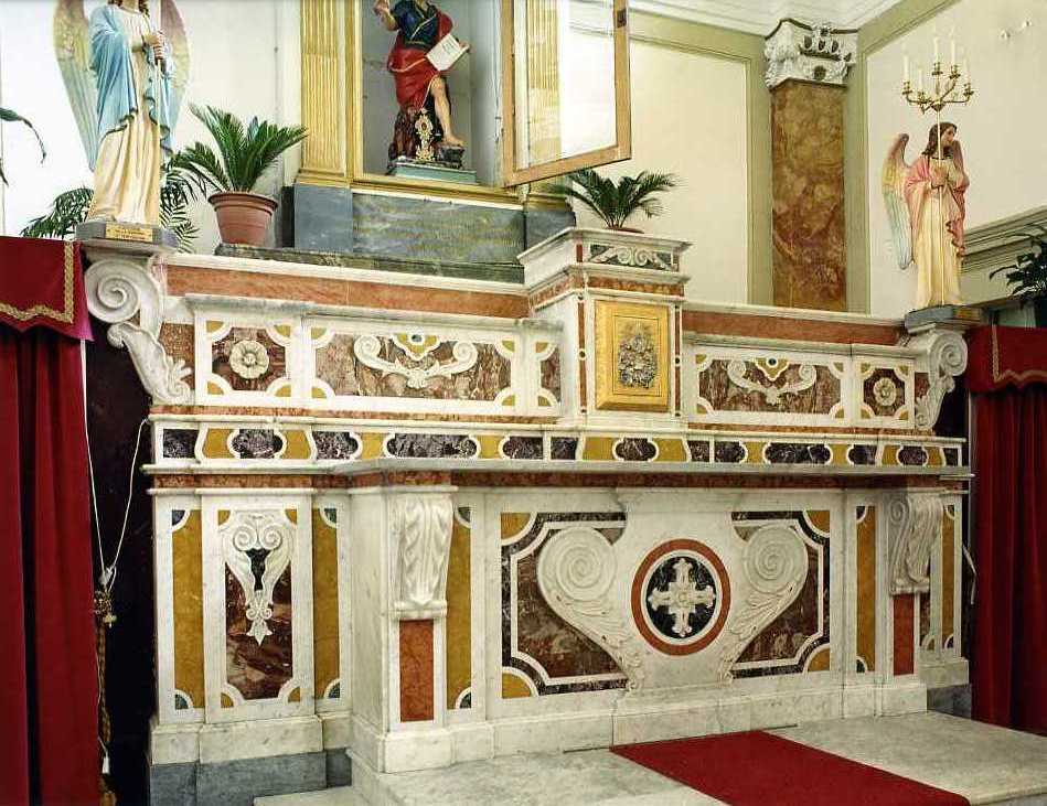 altare - bottega campana (seconda metà sec. XIX)