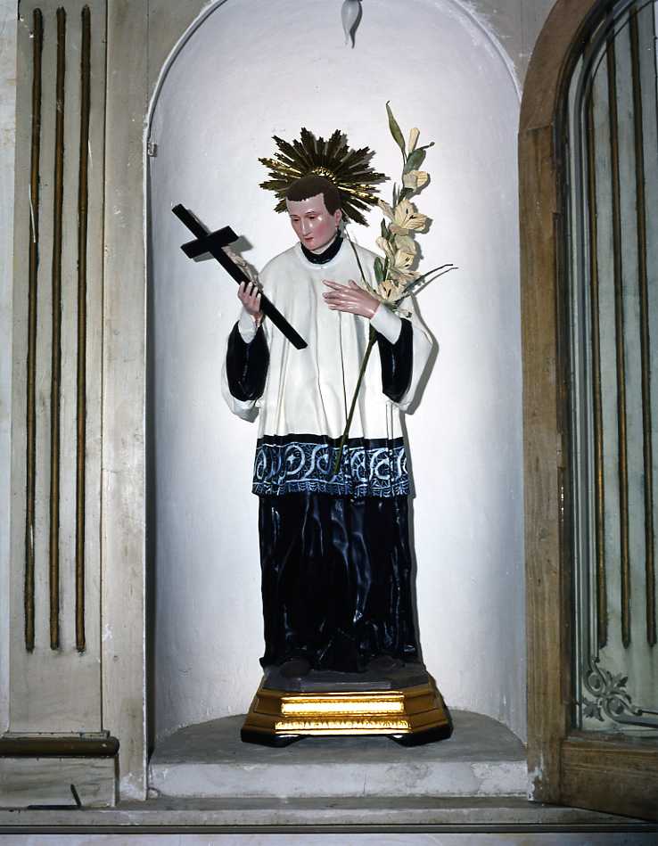 San Luigi Gonzaga (statua) - bottega campana (prima metà sec. XX)