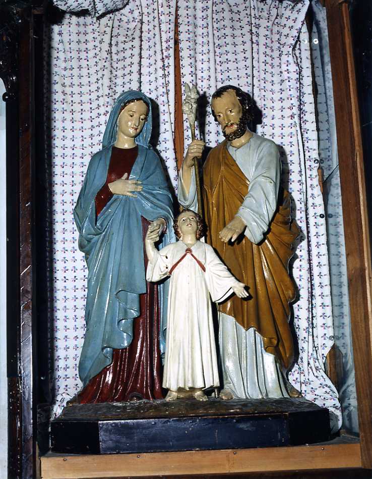 Sacra Famiglia (gruppo scultoreo) - bottega campana (prima metà sec. XX)