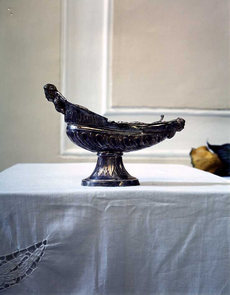 navicella portaincenso - bottega napoletana (sec. XIX)