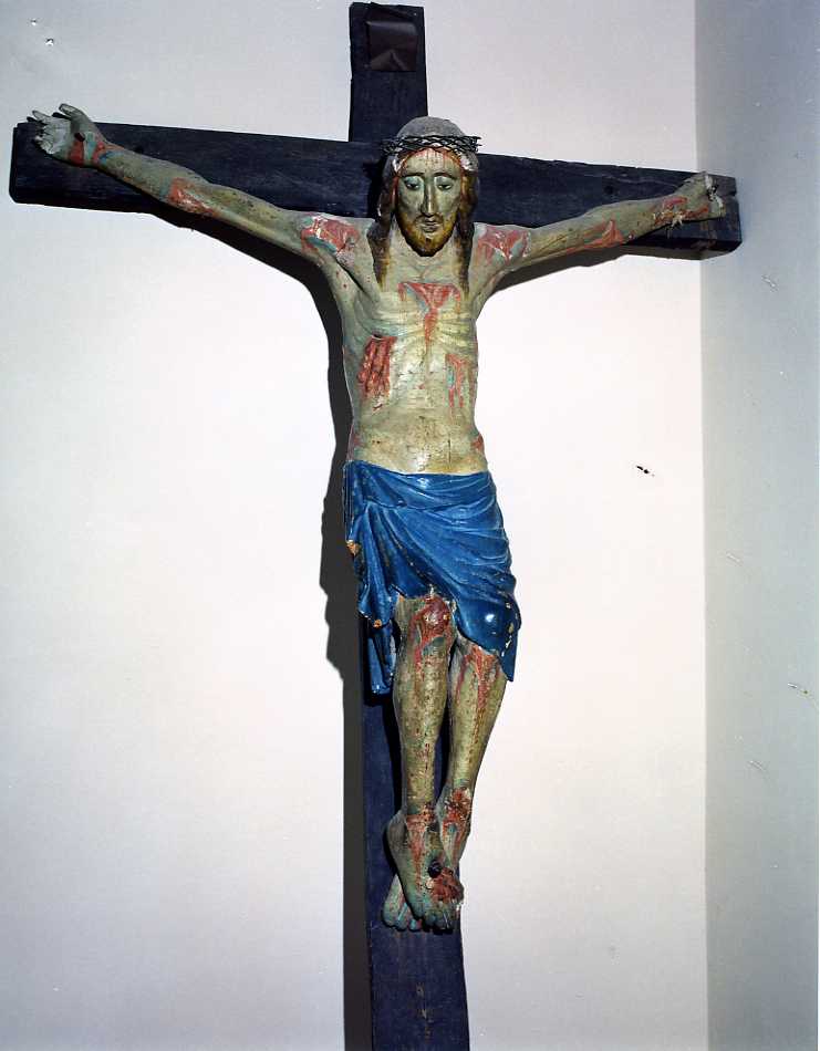 Cristo crocifisso (crocifisso) - bottega campana (seconda metà sec. XIV)
