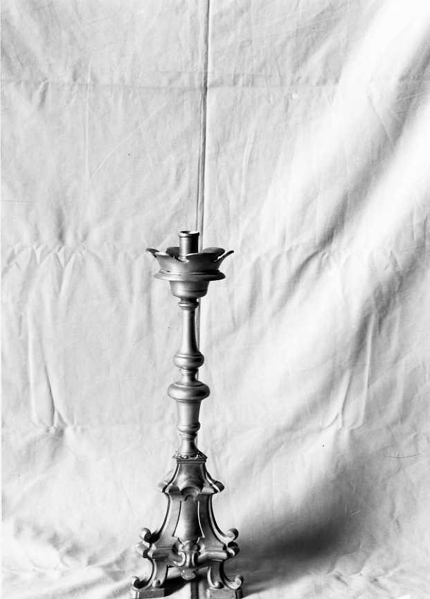 candeliere, coppia - bottega campana (sec. XIX)