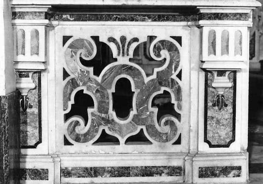 balaustrata di cappella - bottega campana (sec. XVIII)